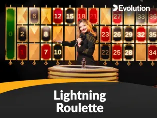 Evolution Lightning Roulette canlı rulet